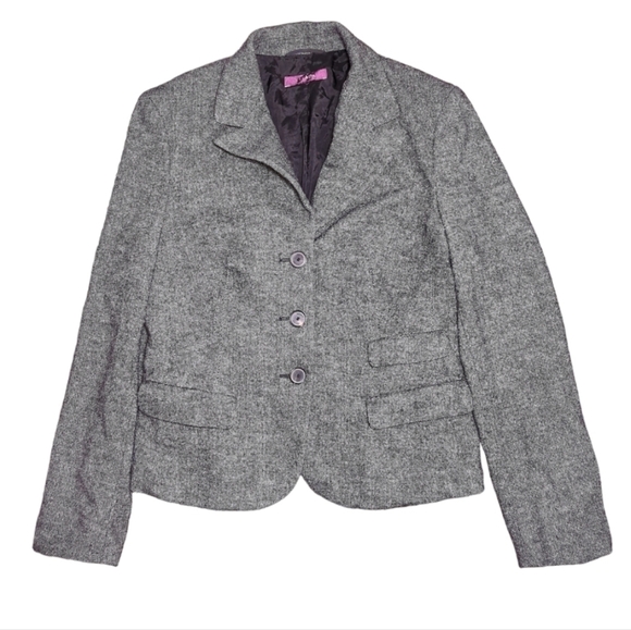Escada Wool Button Down Blazer Jacket Size M - Picture 1 of 5
